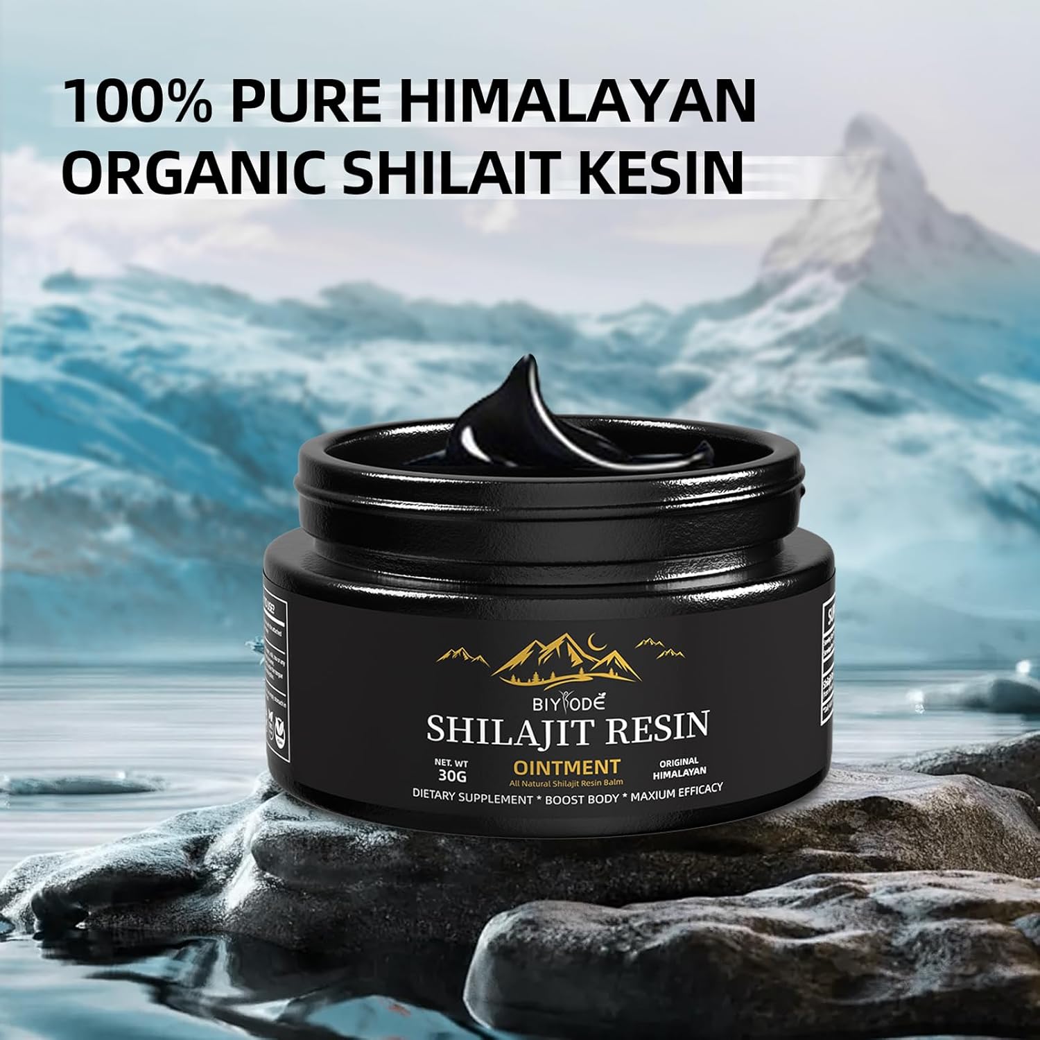 Pure Himalayan Shilajit Resin Supplement