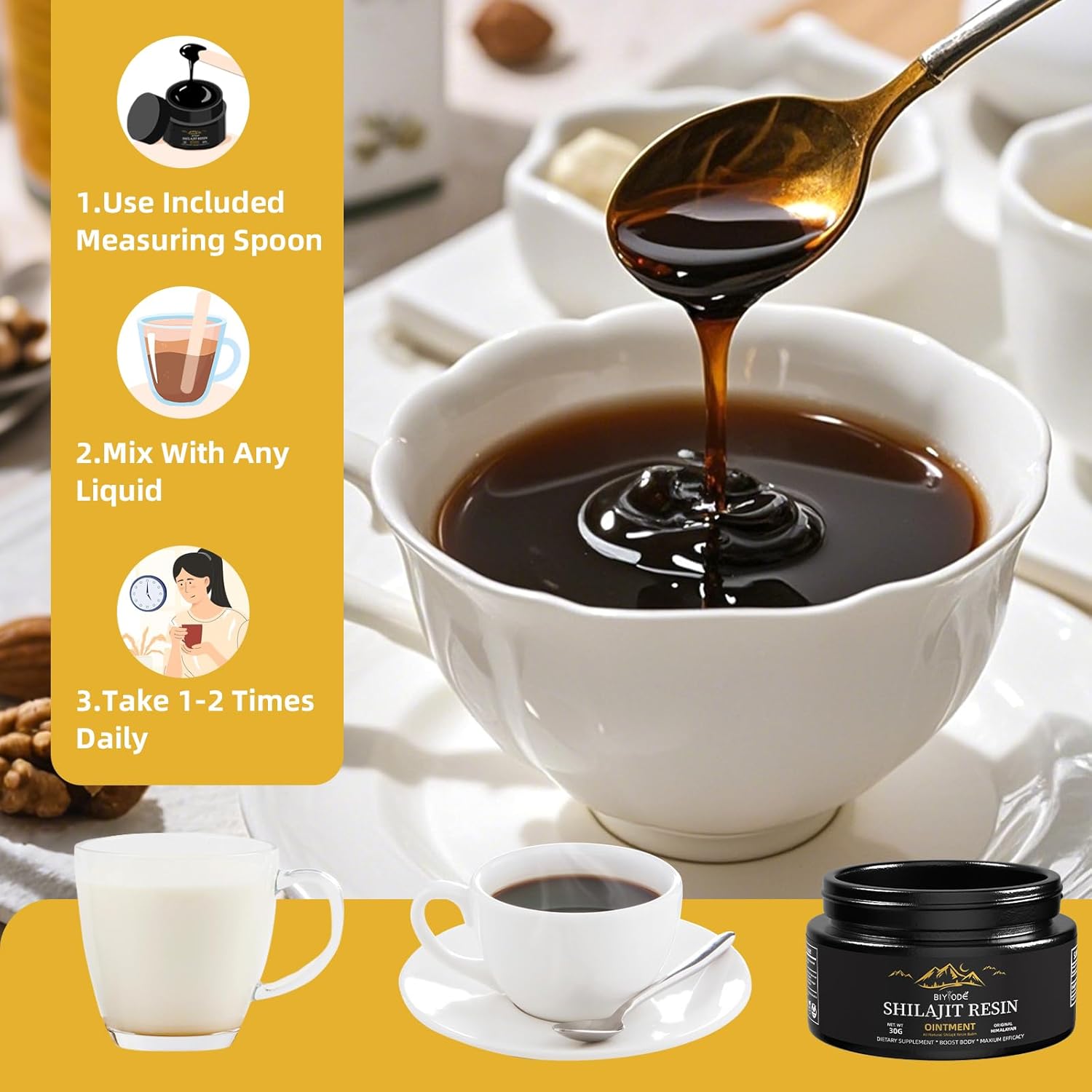 Pure Himalayan Shilajit Resin Supplement