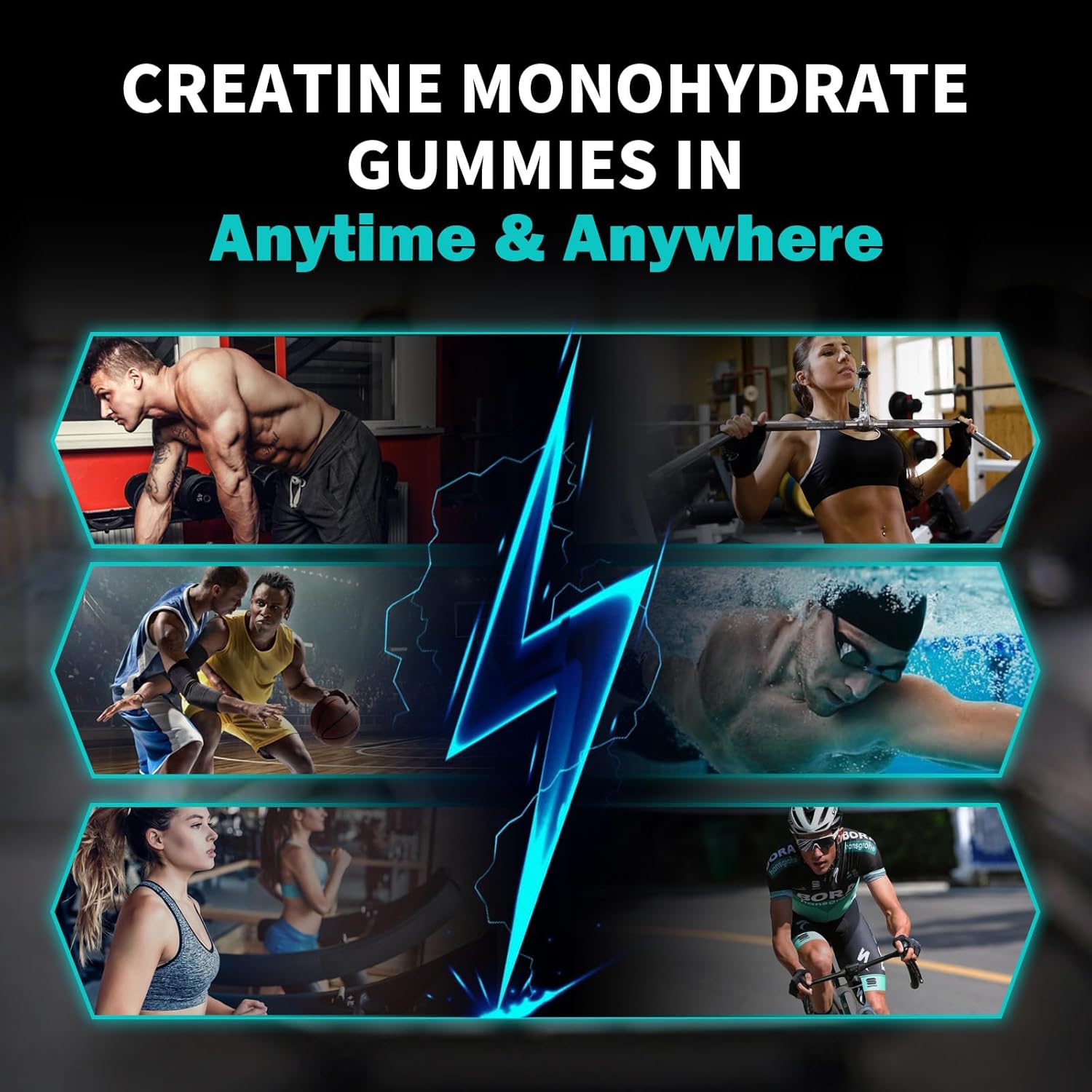 Creatine Monohydrate Muscle Recovery Gummies