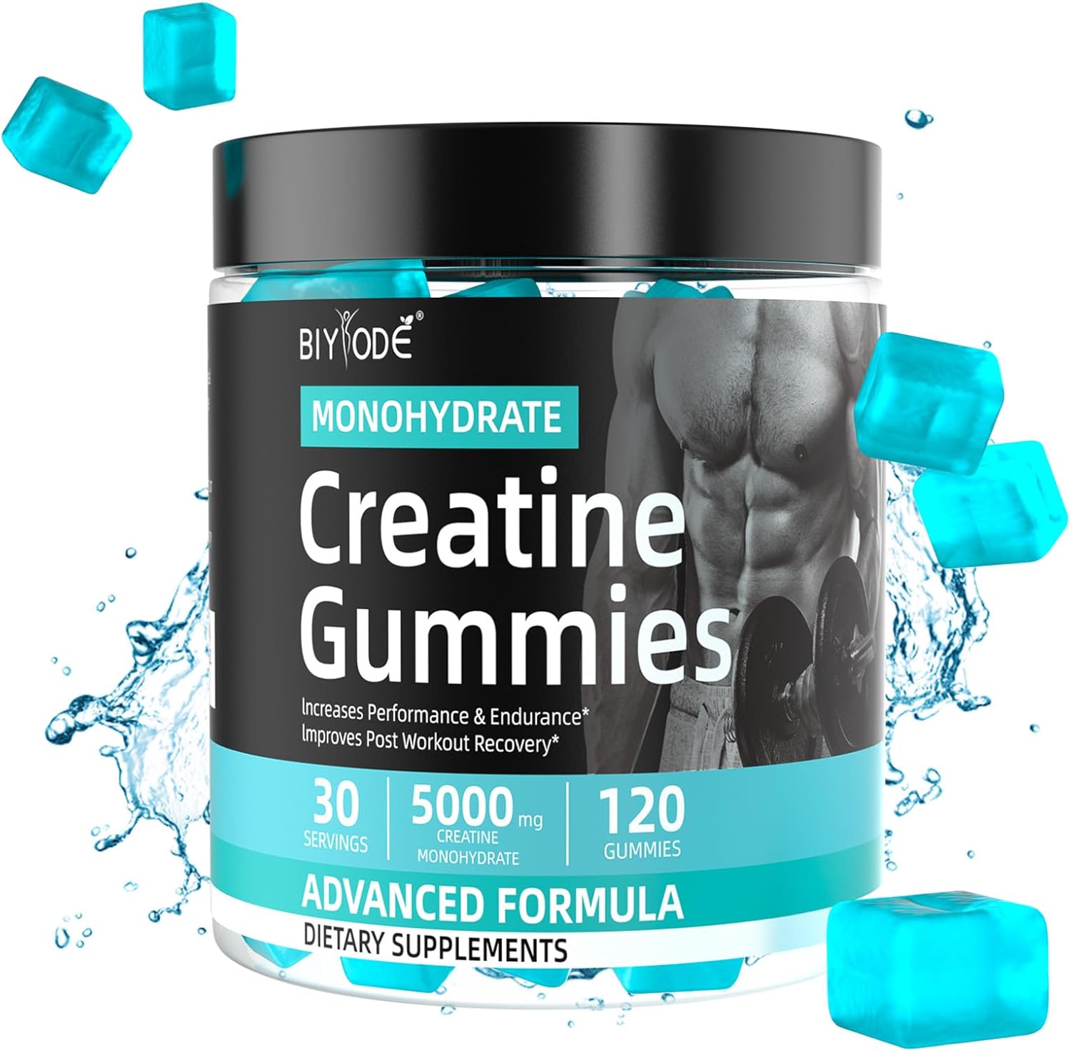 Creatine Monohydrate Muscle Recovery Gummies